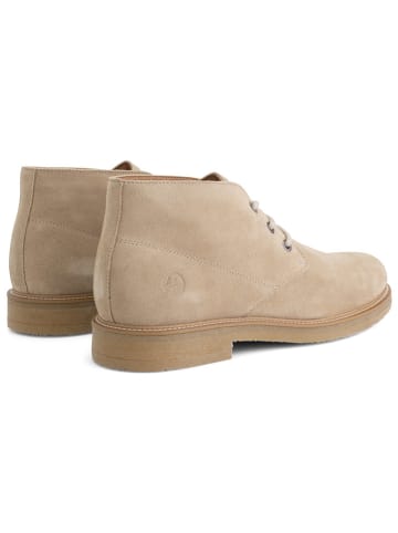 TRAVELIN' Leren veterschoenen "Redhill" beige