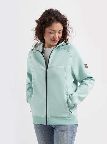 TRAVELIN' Sweatvest "Sanna" mintgroen