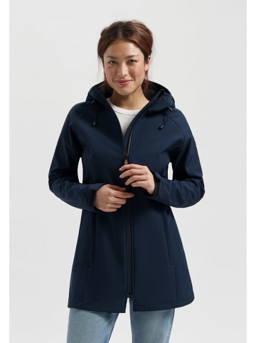 TRAVELIN' Softshelljas "Tuula" donkerblauw