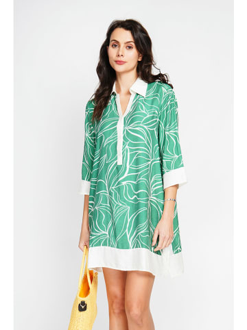 ASSUILI Kleid in Grün