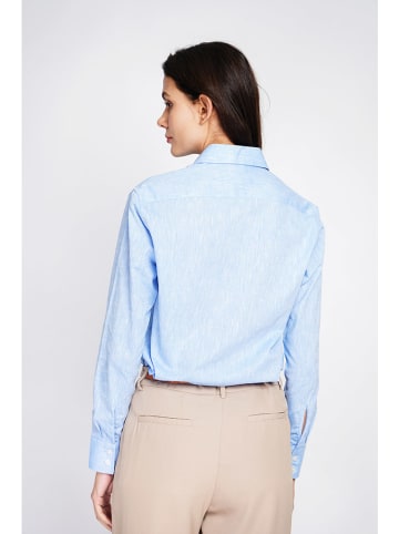 ASSUILI Linnen blouse lichtblauw