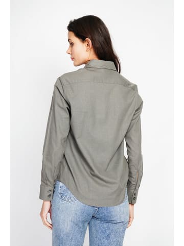 ASSUILI Leinenhemd in Khaki