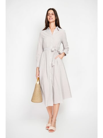 ASSUILI Kleid in Beige