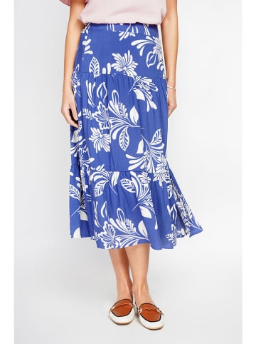 ASSUILI Rok blauw/wit