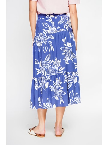 ASSUILI Rok blauw/wit