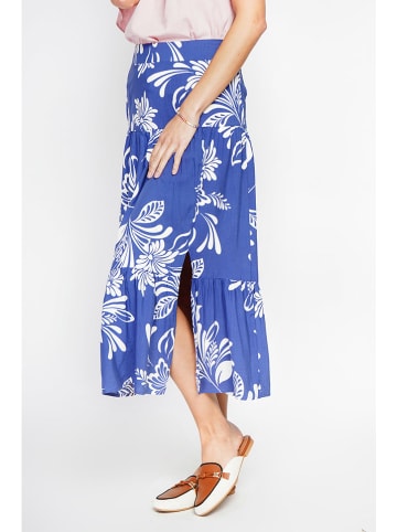 ASSUILI Rok blauw/wit