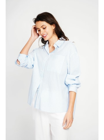 ASSUILI Bluse in Hellblau