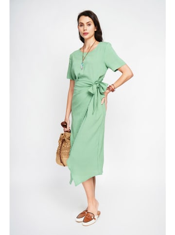 ASSUILI Kleid in Hellgrün
