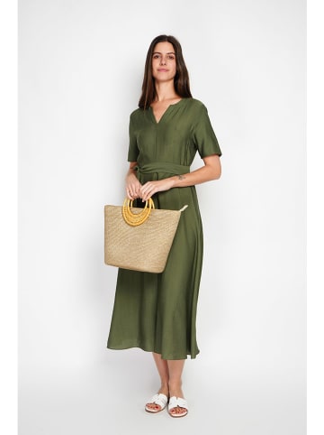 ASSUILI Kleid in Grün