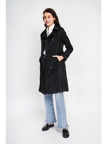 ASSUILI Trenchcoat zwart