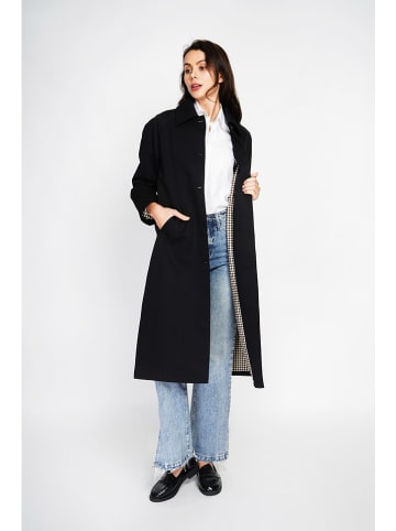 ASSUILI Trenchcoat in Schwarz