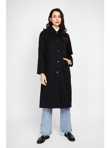 ASSUILI Trenchcoat in Schwarz