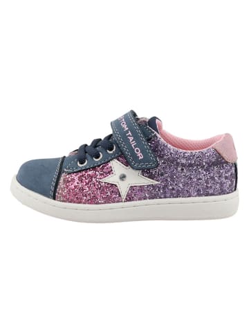 Tom Tailor Sneakersy w kolorze granatowo-jasnoróżowym