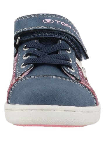 Tom Tailor Sneakersy w kolorze granatowo-jasnoróżowym
