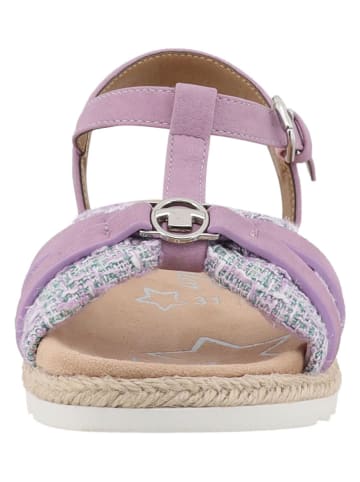 Tom Tailor Sandalen in Lila