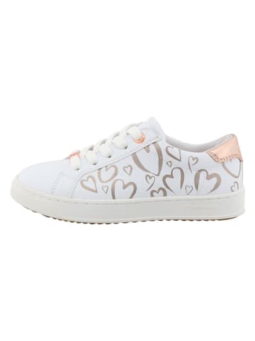 Tom Tailor Sneakers wit/goudkleurig
