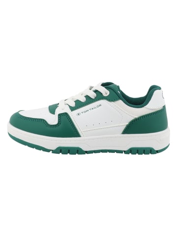 Tom Tailor Sneakers groen/wit