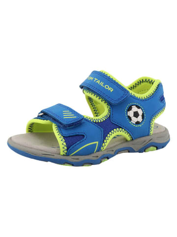 Tom Tailor Sandalen blauw/geel