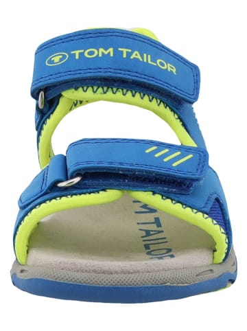 Tom Tailor Sandalen blauw/geel