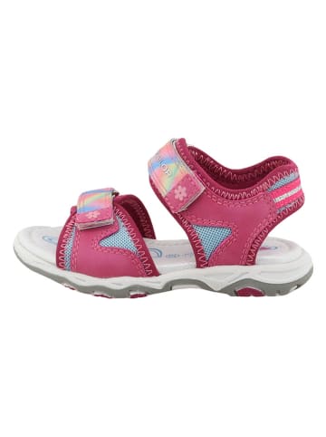 Tom Tailor Sandalen in Pink/ Bunt