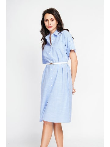 Le Jardin du Lin Kleid in Hellblau