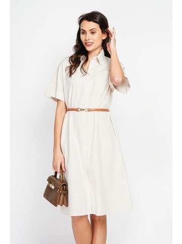 Le Jardin du Lin Kleid in Creme