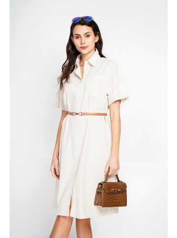 Le Jardin du Lin Kleid in Creme