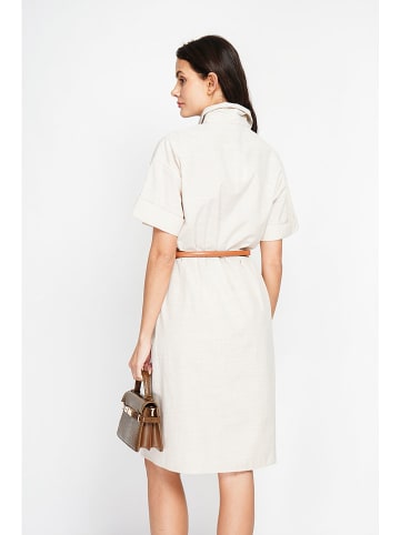 Le Jardin du Lin Kleid in Creme