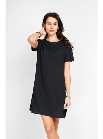 Le Jardin du Lin Kleid in Schwarz