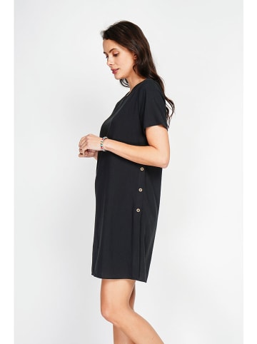 Le Jardin du Lin Kleid in Schwarz