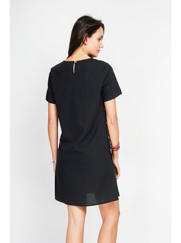 Le Jardin du Lin Kleid in Schwarz