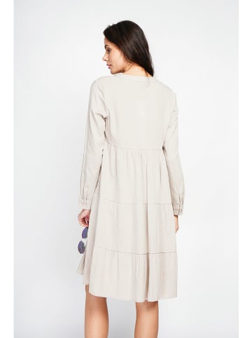 Le Jardin du Lin Kleid in Creme