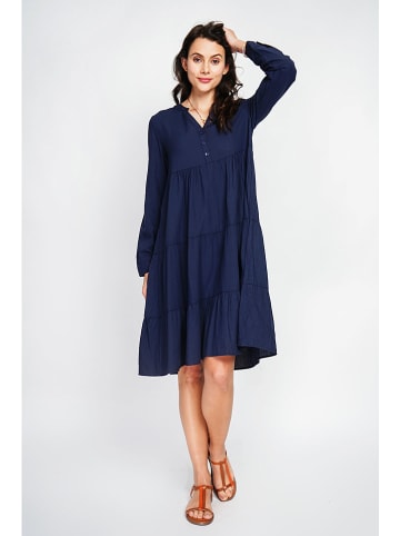 Le Jardin du Lin Jurk donkerblauw