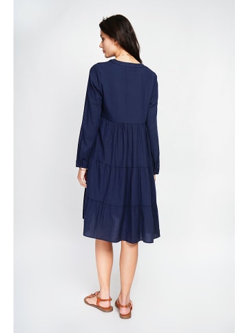 Le Jardin du Lin Jurk donkerblauw
