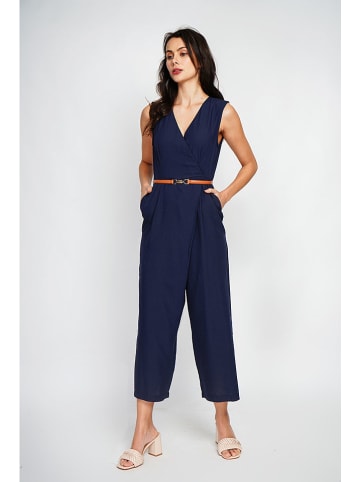 Le Jardin du Lin Jumpsuit donkerblauw