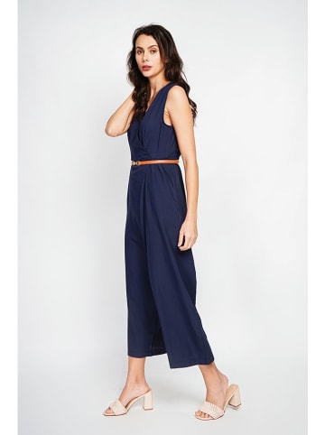 Le Jardin du Lin Jumpsuit donkerblauw