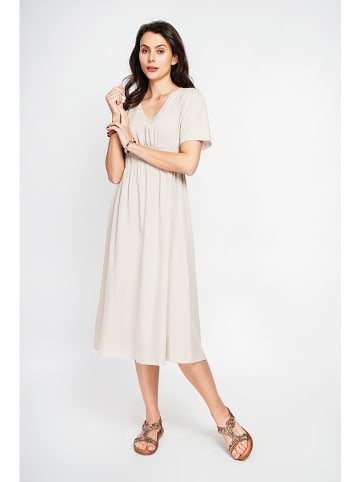 Le Jardin du Lin Kleid in Creme
