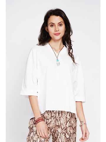 Le Jardin du Lin Blouse wit