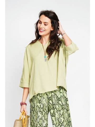 Le Jardin du Lin Blouse lichtgroen