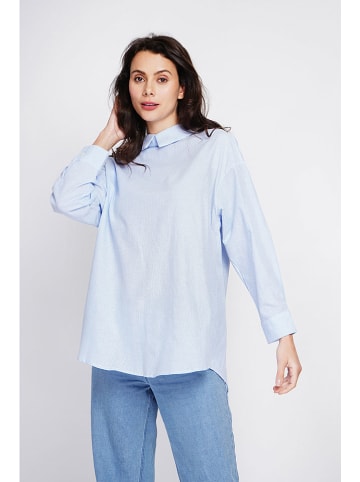 Le Jardin du Lin Blouse lichtblauw