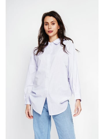 Le Jardin du Lin Blouse wit/paars