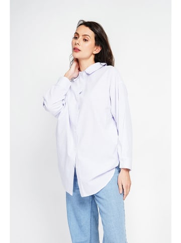 Le Jardin du Lin Blouse wit/paars