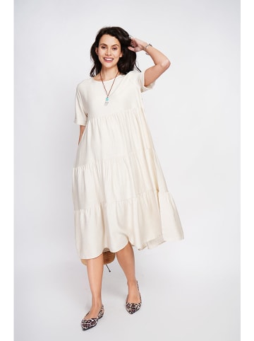 Le Jardin du Lin Kleid in Creme