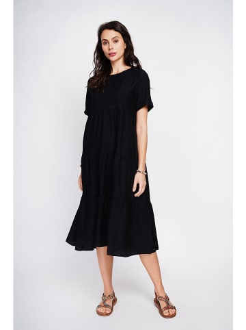 Le Jardin du Lin Kleid in Schwarz