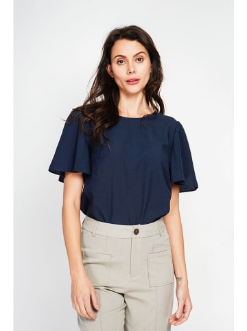 Le Jardin du Lin Blouse donkerblauw