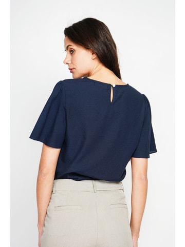 Le Jardin du Lin Blouse donkerblauw