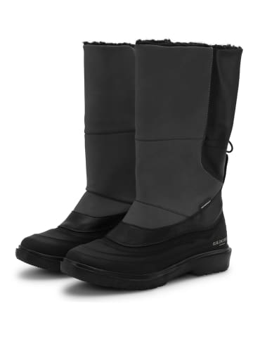 Ilse Jacobsen Leder-Winterstiefel in Schwarz