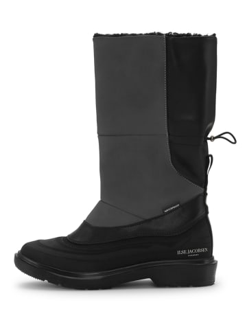 Ilse Jacobsen Leren winterlaarzen zwart