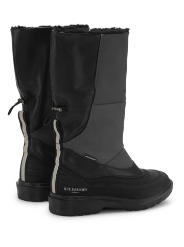 Ilse Jacobsen Leren winterlaarzen zwart