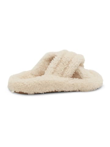 Ilse Jacobsen Schaffell-Hausschuhe in Creme